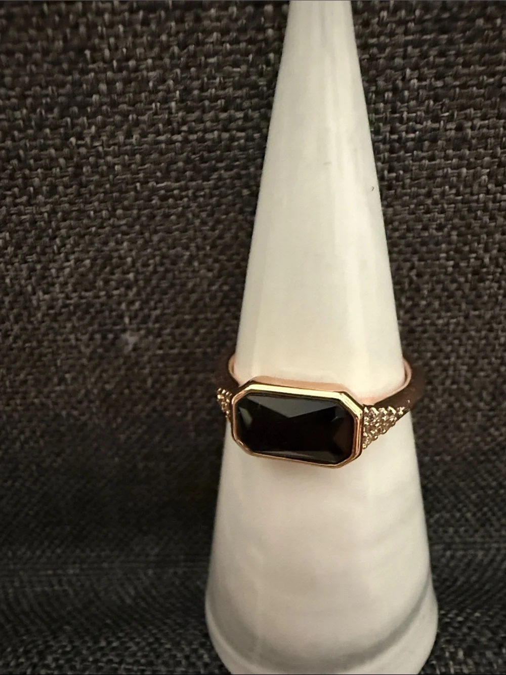 Bomb party OG onyx rose gold size 9 ring